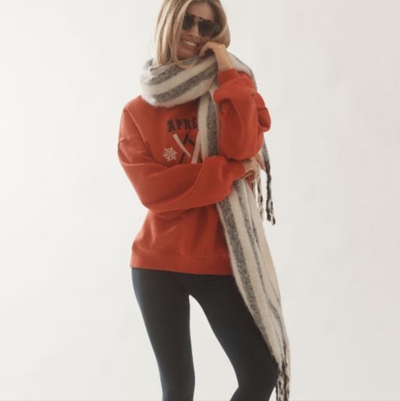 NWT Anthropologie Brushed Woven Scarf: Vertical Stripe Edition - Picture 4 of 5